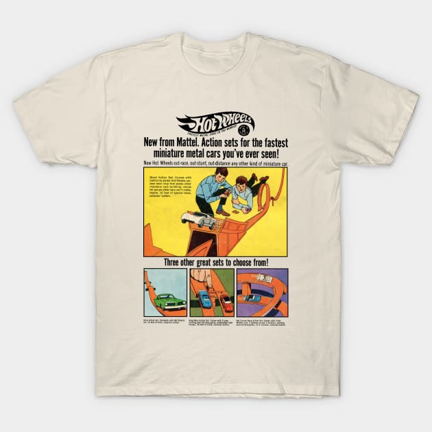 1968 Playing Metal Car With Friends T-Shirt by tiwkokon